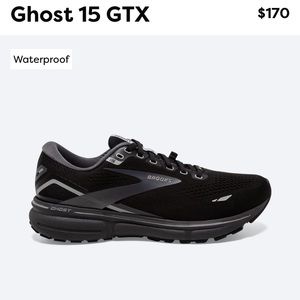 NWT Brooks Black Running Shoes Waterproof Women’s 9.5